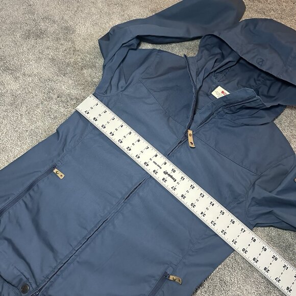 Fjallraven Stina Jacket Womens XS Blue G-1000 Hiking Lightweight Rain - Picture 13 of 15